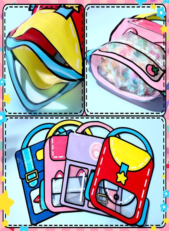 DianZhu 40 Pcs Party Favor Bags Bulk Reusable Birthday Goodie Bags with Handle for Birthdays, Weddings, Sweets, Christmas - Image 4